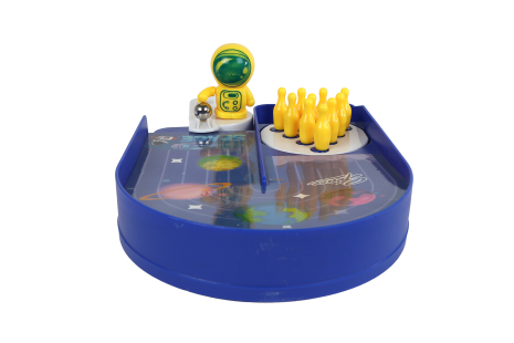 Pinball bowling game 2ass 19x13x3,5cm