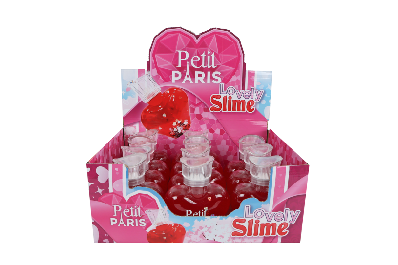 Petit Paris love slijm met hartjesglitter 300g