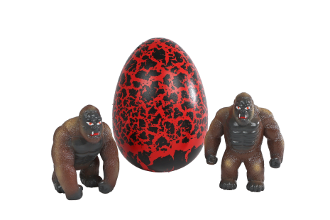 Groeiende gorilla in jumbo ei 2ass 11cm