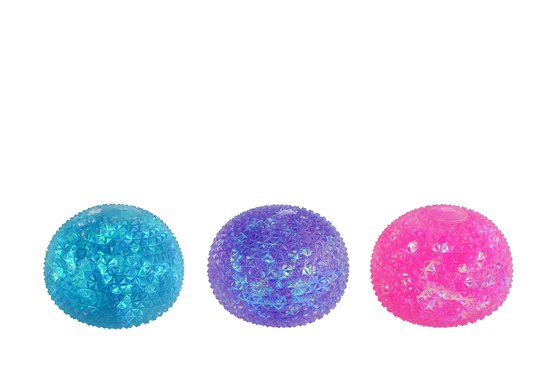 Glamour mega kristal sugar stressbal 750gram 3ass 10cm