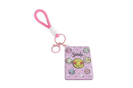 Petit Paris make-up spiegeltje aan sleutelhangerkoord 7cm