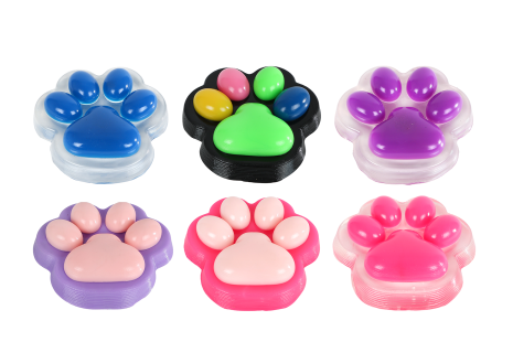 Glamour squishy mega kattenpoot 500gram 6ass 17cm