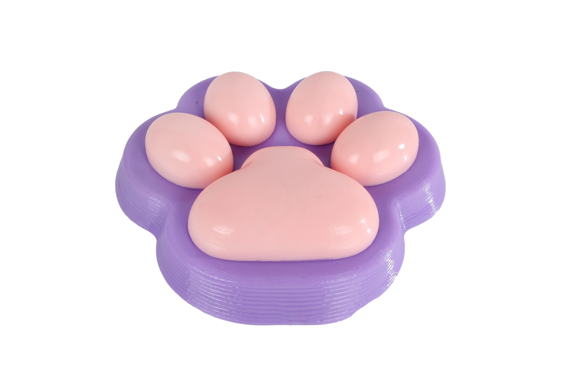 Glamour squishy mega kattenpoot 500gram 6ass 17cm