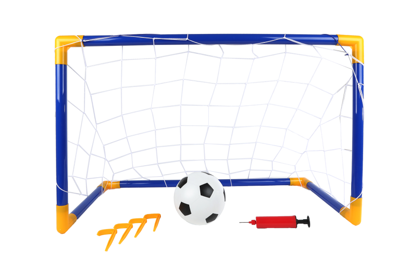 Gametime voetbaldoel met bal en pomp 79x50x43cm