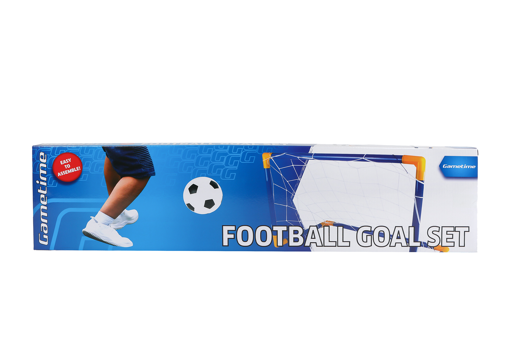 Gametime voetbaldoel met bal en pomp 79x50x43cm
