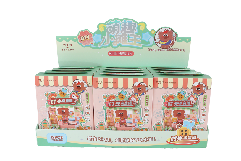 Kawaii DIY knutselkraampje retro grocery shop 15,5cm