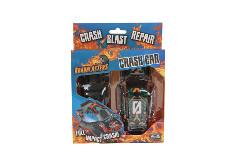 Roadblasters bump and crash auto pull back 6ass 12cm