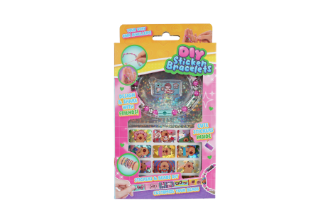 Armbandje maken met stickers en kralen 3ass