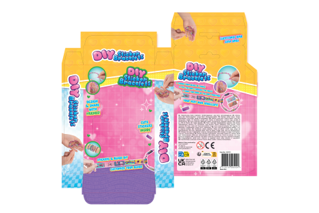 Armbandje maken met stickers en kralen 3ass