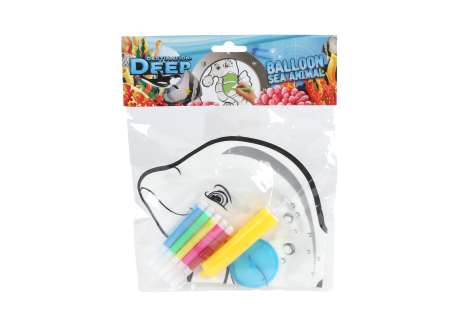 Destination Deep kleur zeedier opblaasbaar 4ass