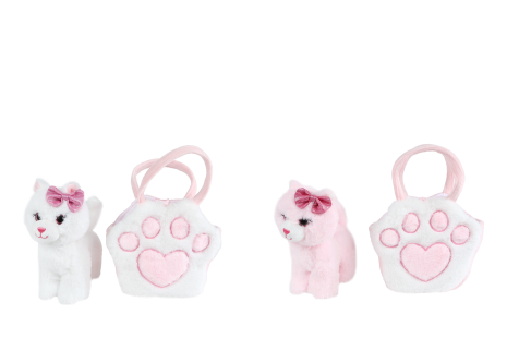 Take Me Home poes in tasje pluche 2ass 20cm