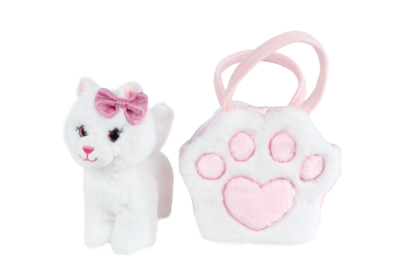 Take Me Home poes in tasje pluche 2ass 20cm