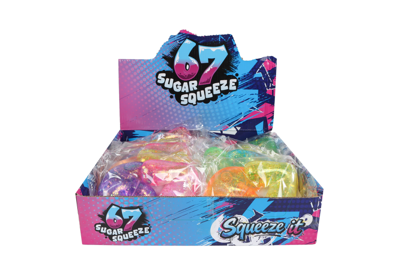 Six Seven slowrise sugar squishy cijfer 2stuks 10cm