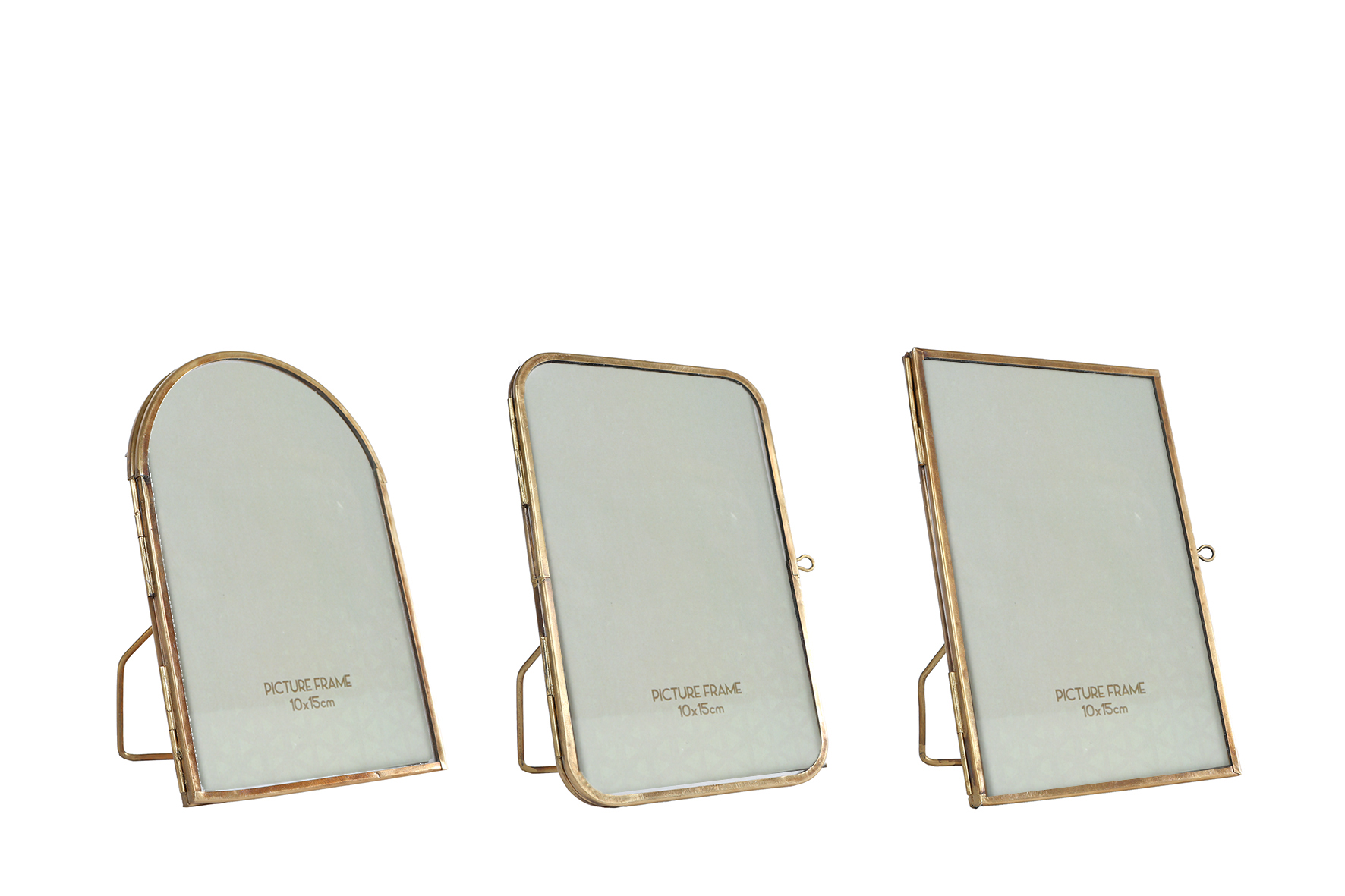 Fotolijst Jildou Antiek messing 3 assorti 10x15cm
