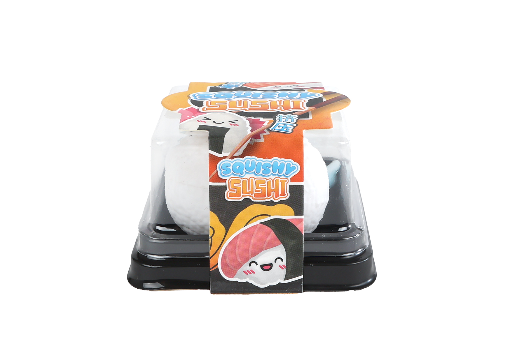 Kawaii fidget sushi vriendje 5cm in takeaway doosje