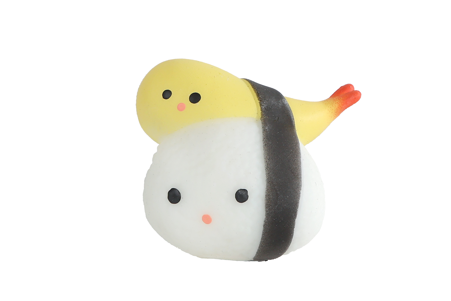 Kawaii fidget sushi vriendje 5cm in takeaway doosje