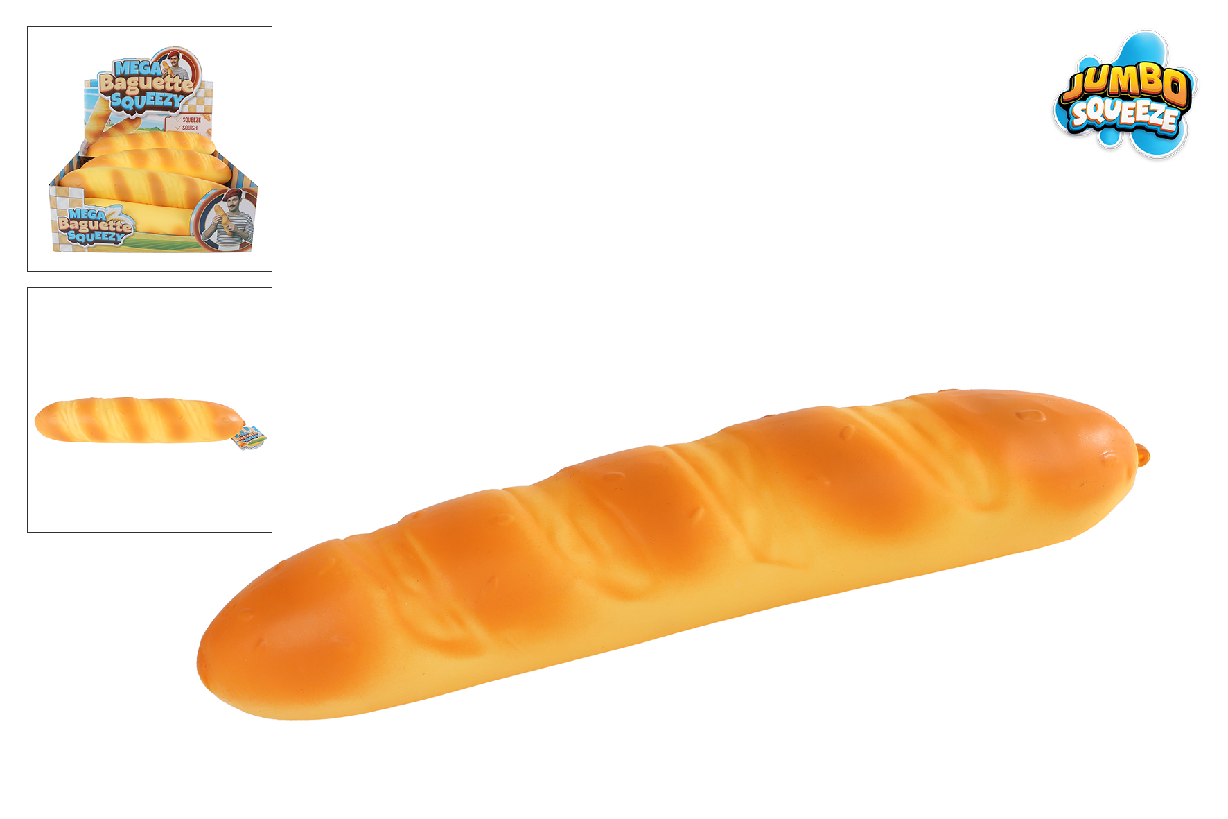 Squeeze jumbo baguette 37x8x8cm