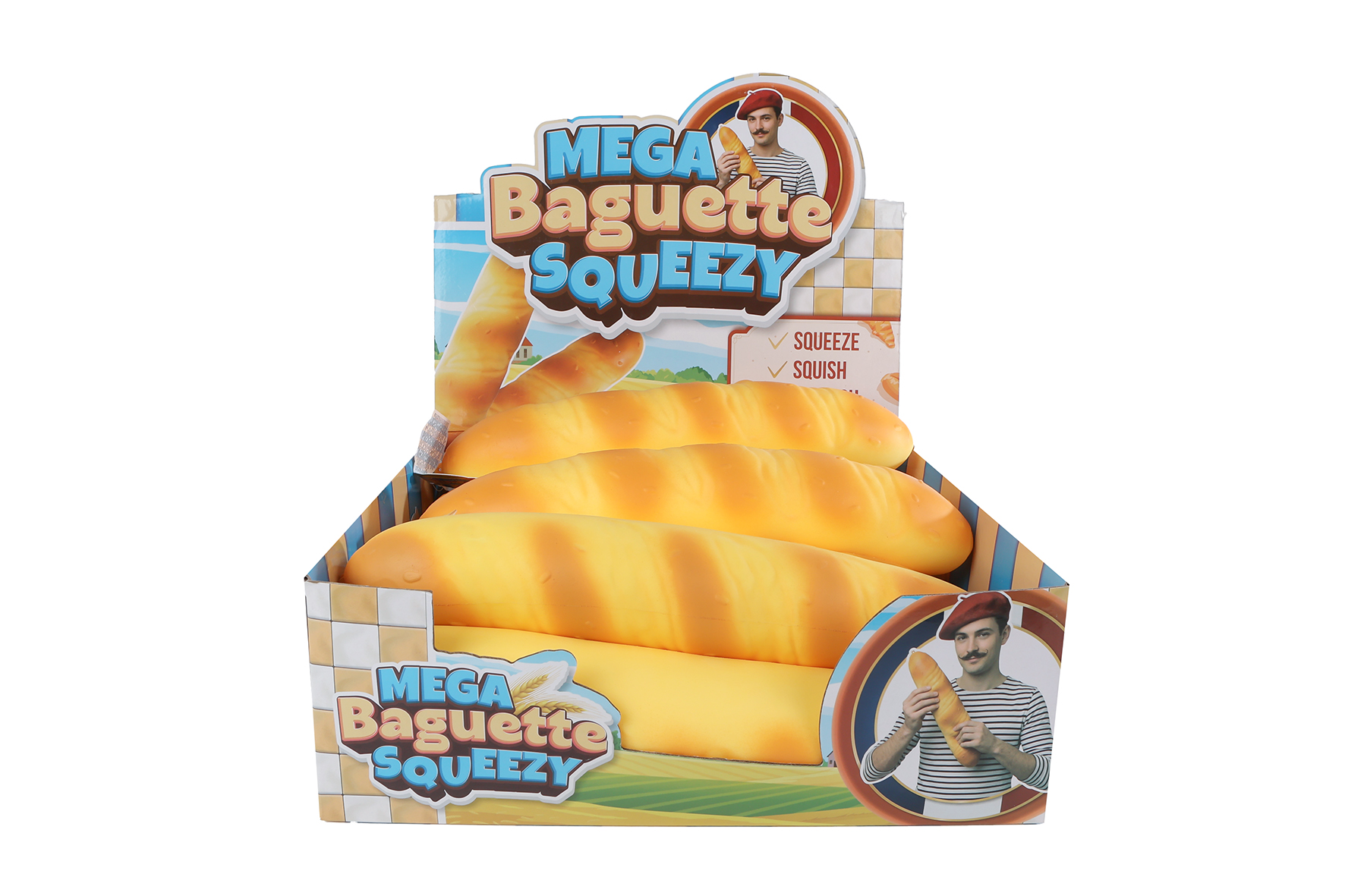 Squeeze jumbo baguette 37x8x8cm