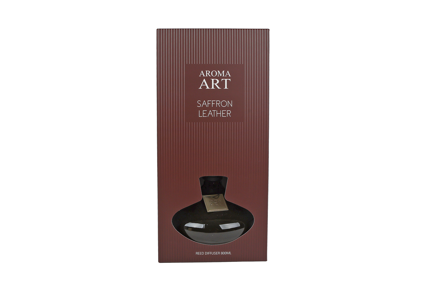 Diffuserset Aroma Art 23x23x39cm 800ml - Saffron Leather