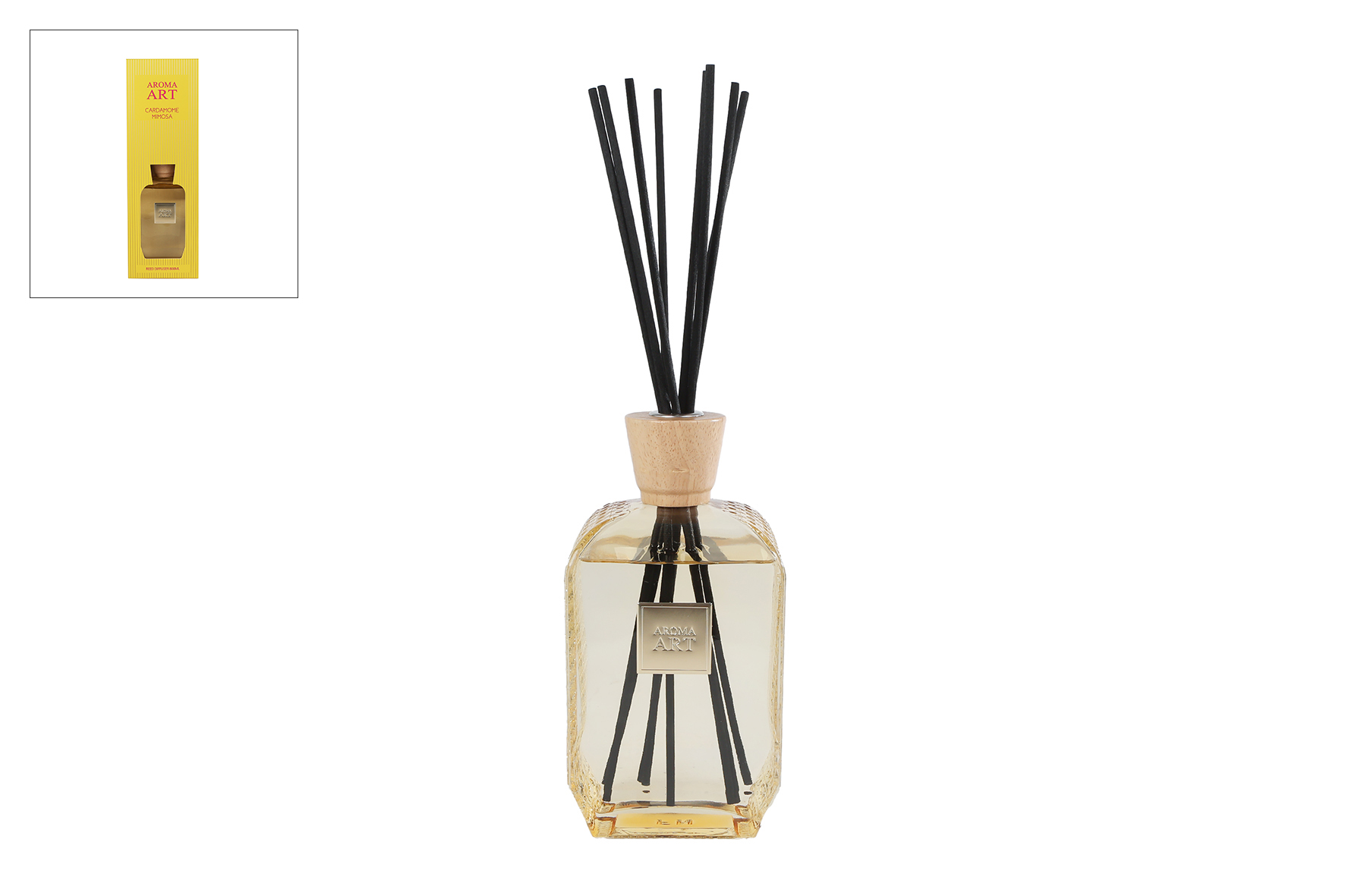 Diffuserset Aroma Art 23x23x39cm 800ml - Cardamom Mimosa