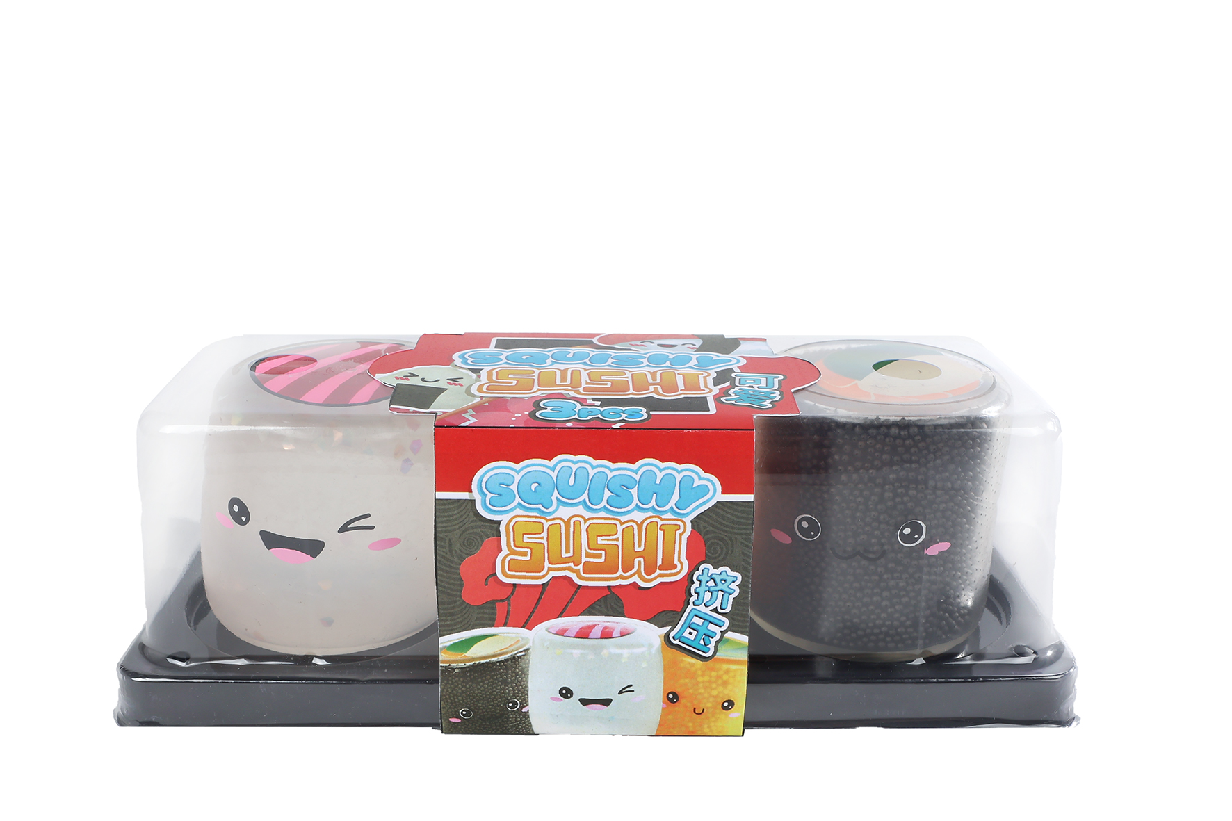 Take Away Kawaii squishy sushi 3-pack 7cm