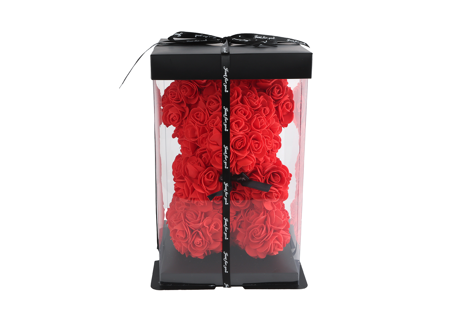 Bloemen beer rood 23cm