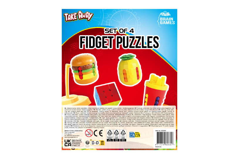 Brain Games Take Away breinpuzzels set van 4