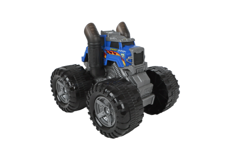 Roadblasters Monster Truck frictie L/G 18cm - blauw