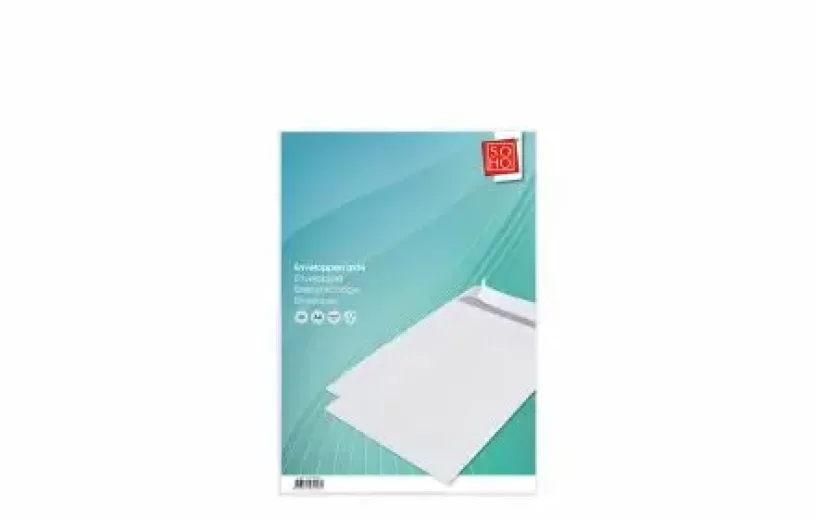 SOHO Enveloppen akte A4 zelfklevend 10 stuks