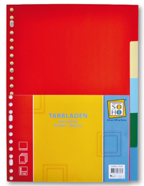 SOHO Tabbladen 23r 5dlg plastic