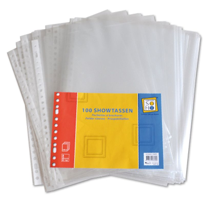 SOHO Showtassen 23r 50mu 100 stuks