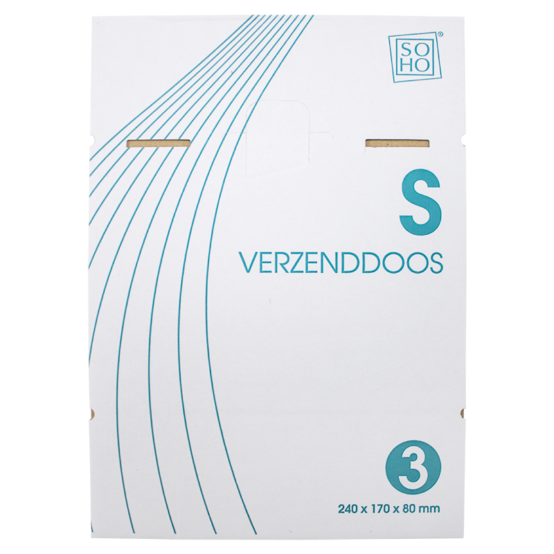 Verzenddoos 3 S 240x170x80mm
