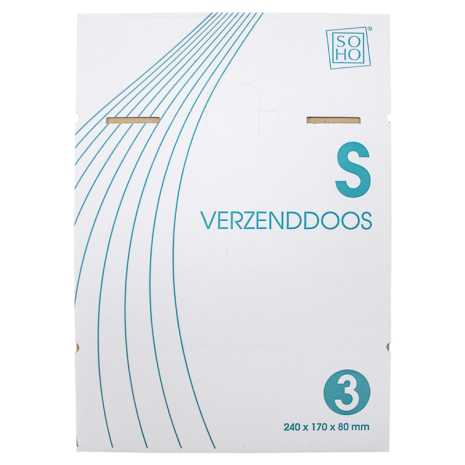 Verzenddoos 3 S 240x170x80mm