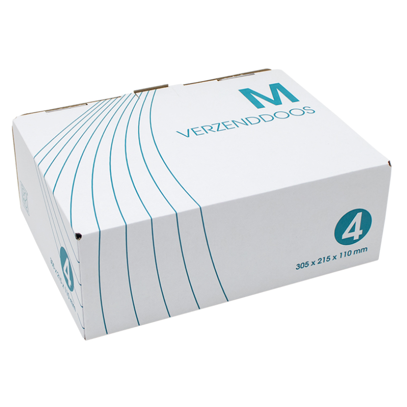Verzenddoos 4 M 305x215x110mm