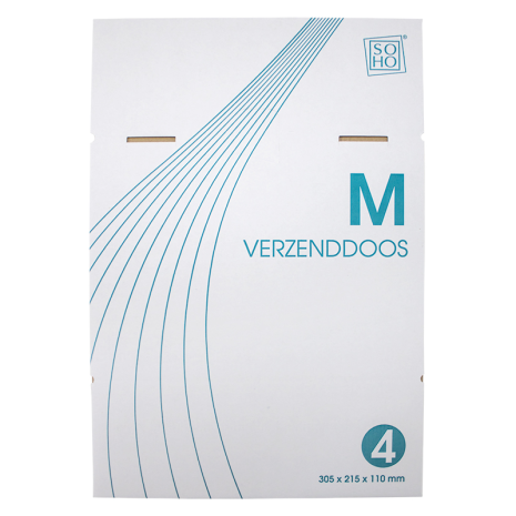 Verzenddoos 4 M 305x215x110mm