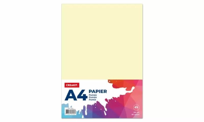 Papier A4 80gr 100 vel - ivoor
