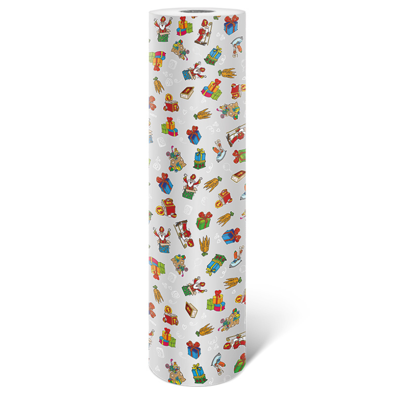 Apparaatrol Sint Kado Zilver 200mx30cm