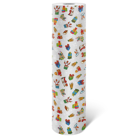 Apparaatrol Sint Kado Zilver 200mx30cm