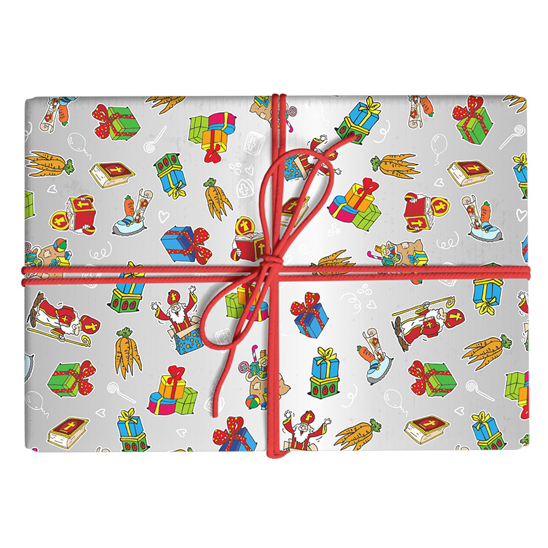 Apparaatrol Sint Kado Zilver 200mx50cm