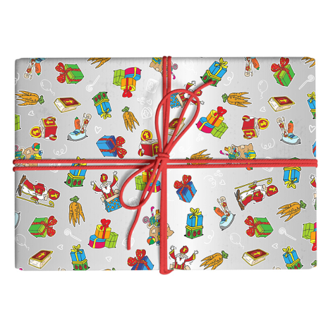 Apparaatrol Sint Kado Zilver 200mx50cm