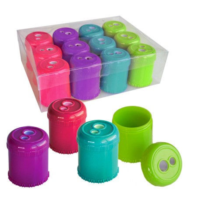 Puntenslijper 4 assorti kleur