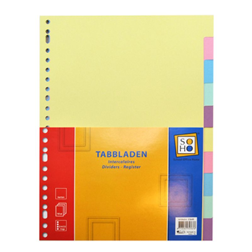 SOHO Tabbladen 23r 10dlg karton