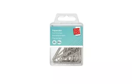 SOHO Paperclips groot zilver 30 stuks