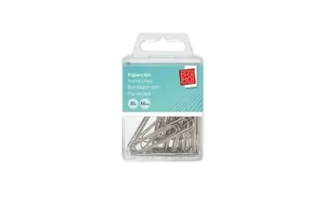 SOHO Paperclips groot zilver 30 stuks