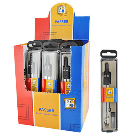 Passer 2-delig zwart