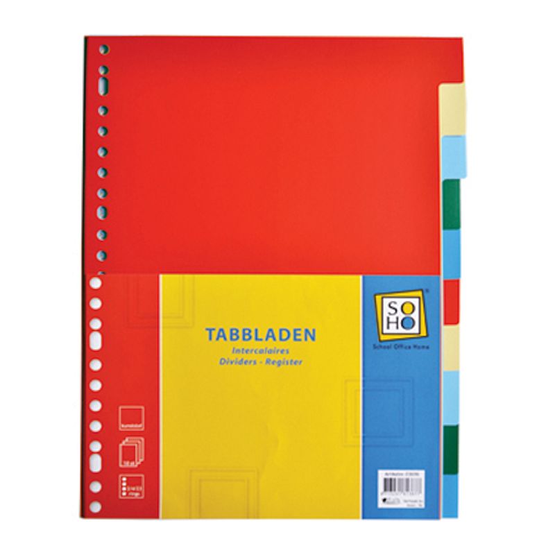SOHO Tabbladen 23r 10dlg plastic