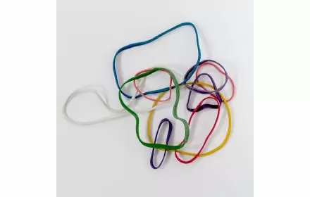 SOHO Elastiekjes ø 25mm + 57mm gekleurd