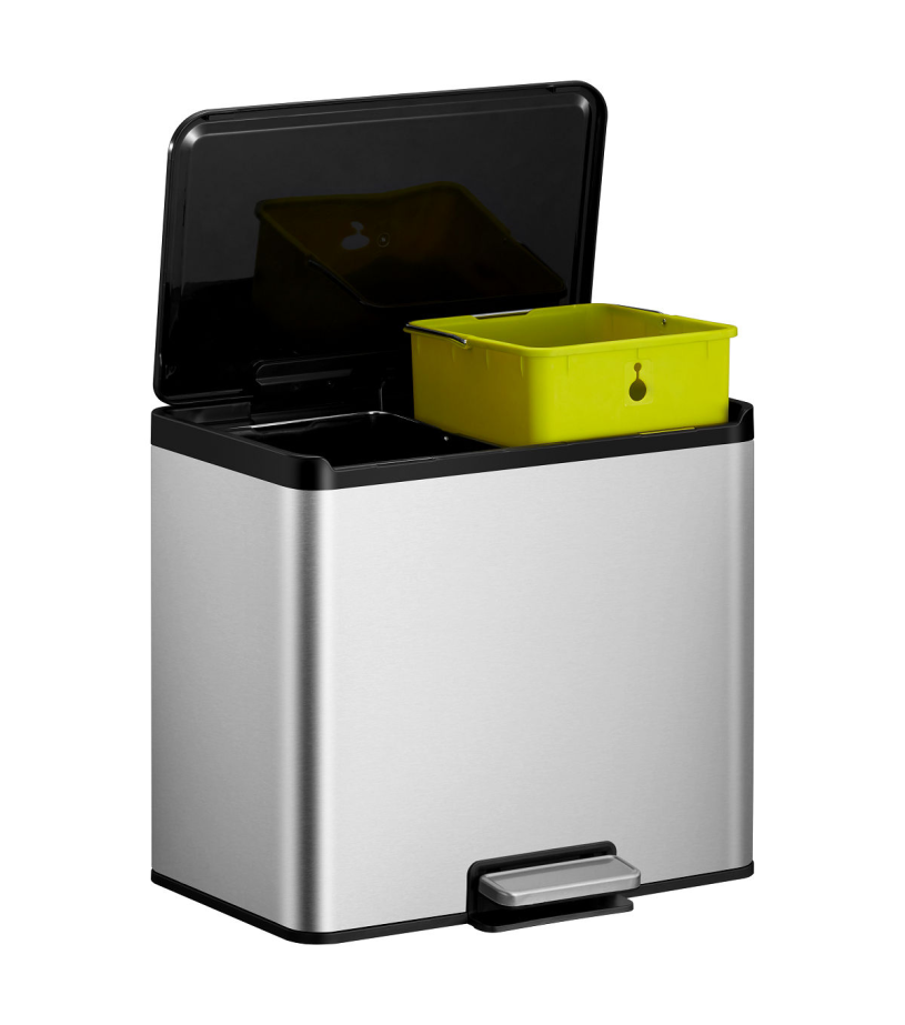 EKO Essential Pedaalemmer 15+15L - Mat RVS