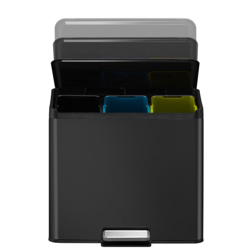 EKO Essential Pedaalemmer 9+9+9L - Zwart