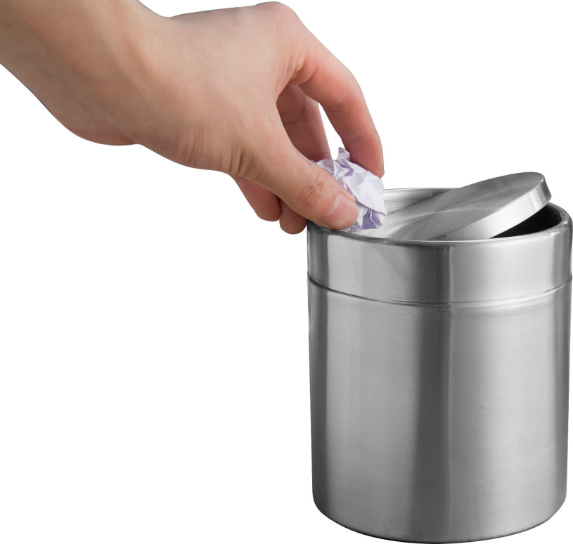 EKO Tafelafvalbak Fandy 1,5L - Mat RVS